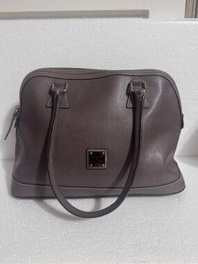 Dooney & Bourke Expresso Brown Dome Satchel Handbag